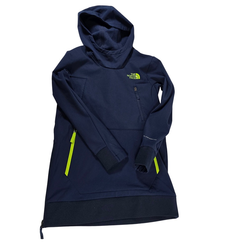 The North Face Boys Fleece Hoodie FlashDry XD Navy Blue‎ Size M 10 12